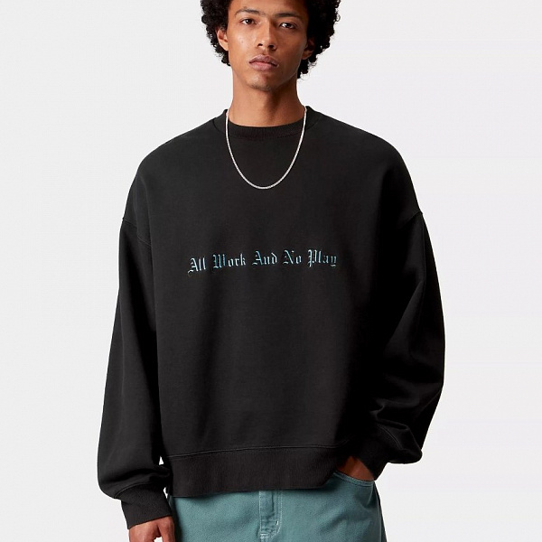 Свитшот CARHARTT WIP No Play Sweat BLACK