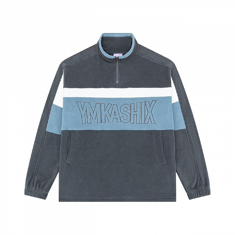 Свитшот YMKA SHIX "Skate fleece" серый / синий