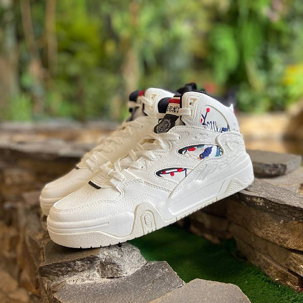 Кеды XTEP Skateboarding Shoes Canvas White/Black белый