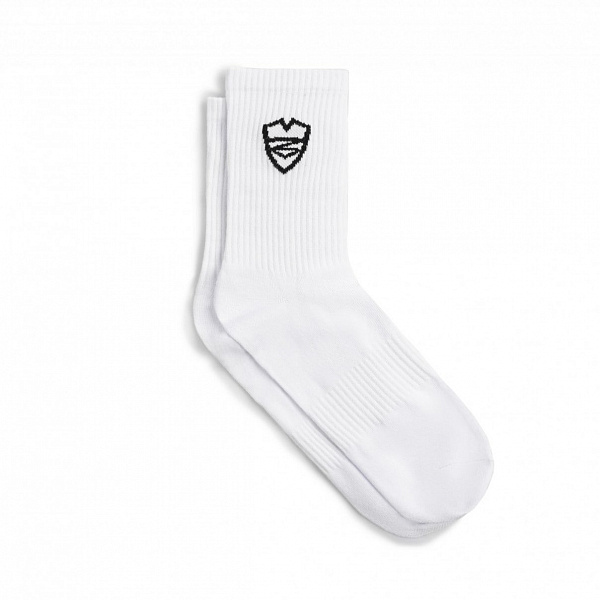 Носки Питерский щит "Лого" белый