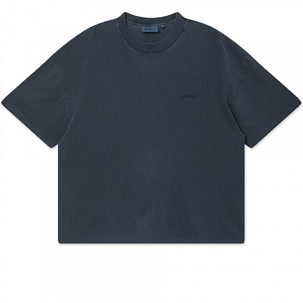 Рубашка CARHARTT WIP кор. рукав S/S Benton T-Shirt CARBON (GARMENT DYED)