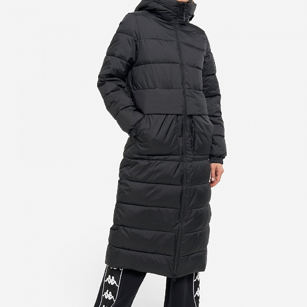 Куртка женская Kappa на искусственном пуху Women's coat black чёрный
