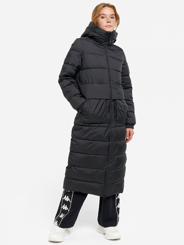 Куртка женская Kappa на искусственном пуху Women's coat black чёрный