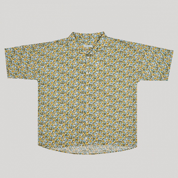 Рубашка ONE TWO с коротким рукавом "GARDEN" print 4