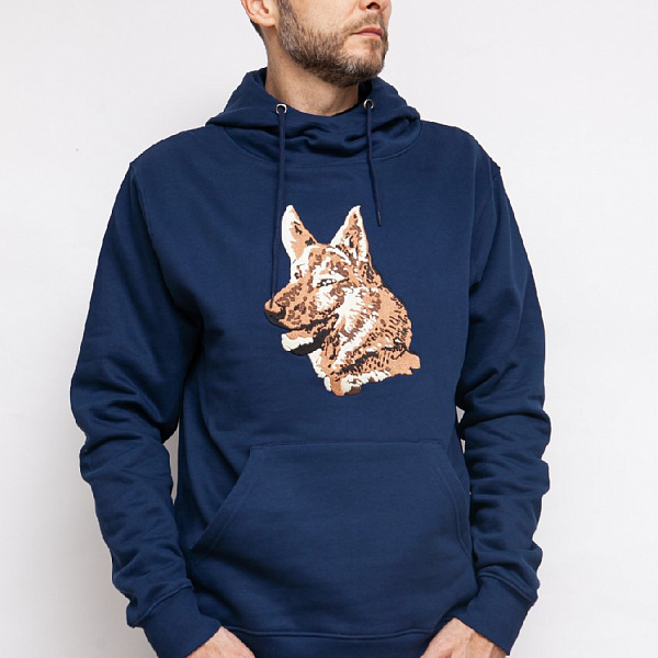 Худи ЗАПОРОЖЕЦ Ovcharka Синий Blue