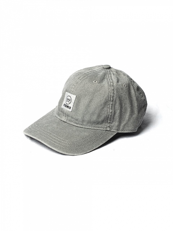 Кепка THE BAD FRIENDS Dad Cap Washed Cotton серый