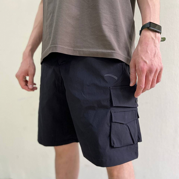 Шорты ANTA текстильные 852426501-2 Black Черный