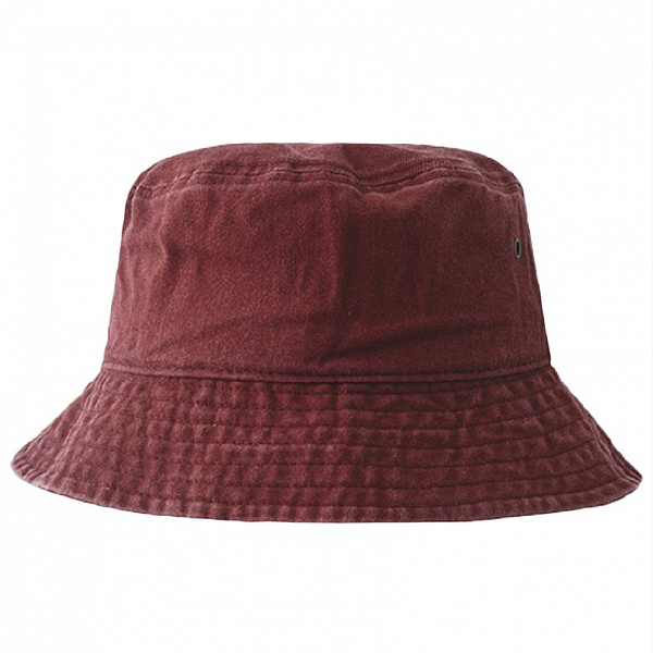 Панама Street Caps из стираного хлопка бордовый