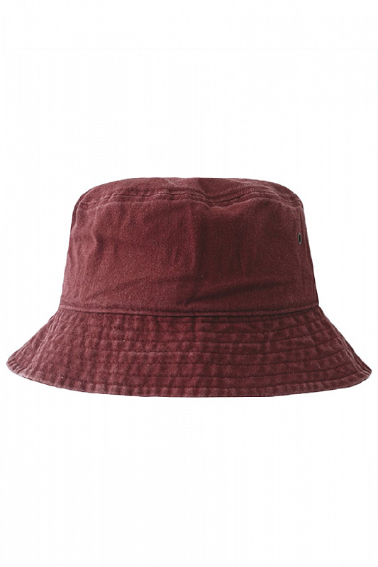 Панама Street Caps из стираного хлопка бордовый
