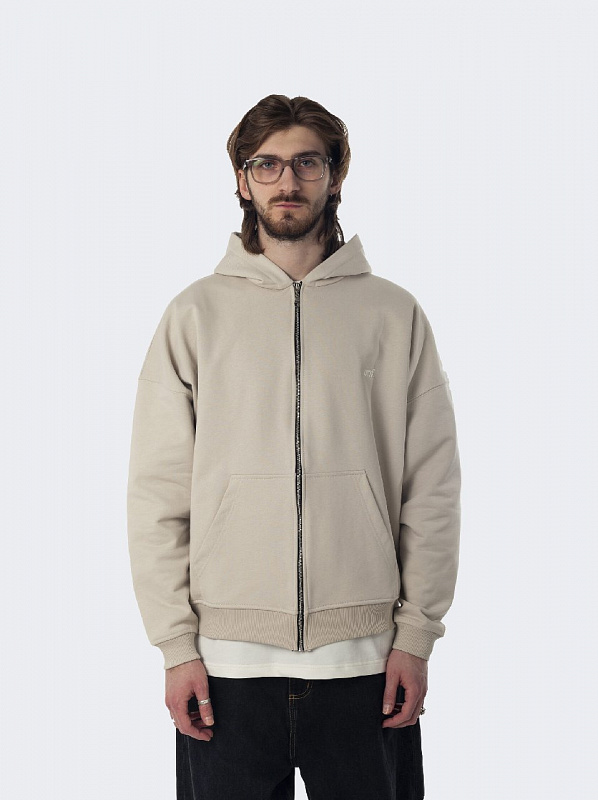 Худи UNIFORM Heavy Zip unf. серо-бежевый
