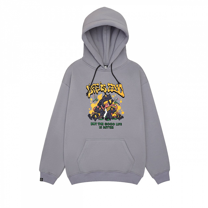 Худи HOOK «Фрог» серый