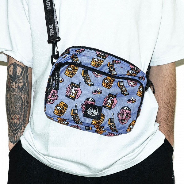 Сумка Шолдербег Гранд HOOK «1991» фиолетовый