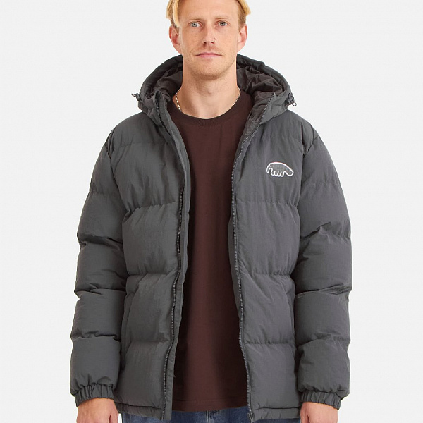 Куртка ANTEATER Downjacket-HoodedCrispy-Dark-Grey