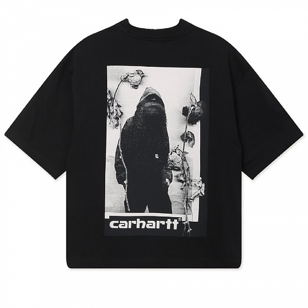 Футболка CARHARTT WIP S/S Archive Script T-Shirt BLACK