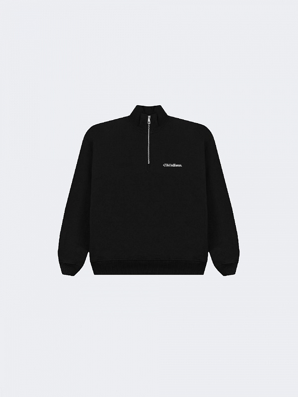 Свитшот UNIFORM Half-zip Heavy Classic черный