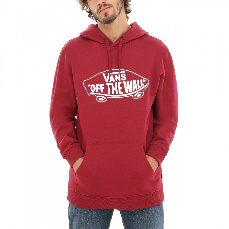 Толстовка VANS OTW PULLOVER FLEECE rhumba red-white