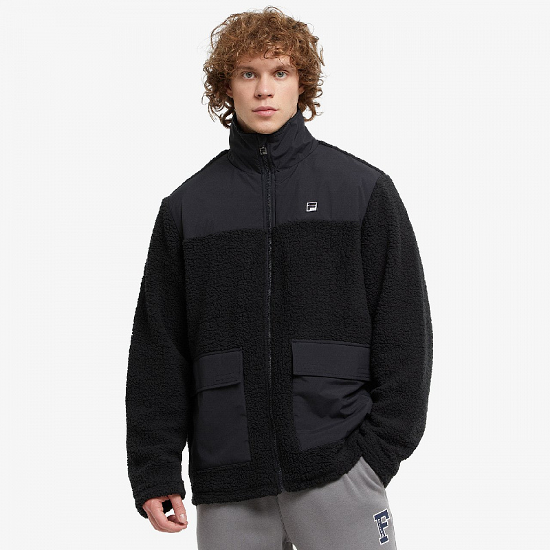 Толстовка мужская Fila Men's knitted jacket black черный