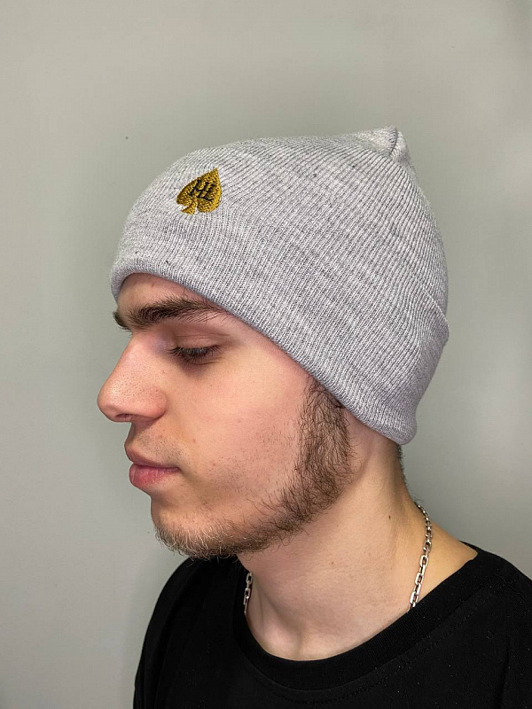 Шапка HARD LUNCH бини B-U-11 HL l.melange