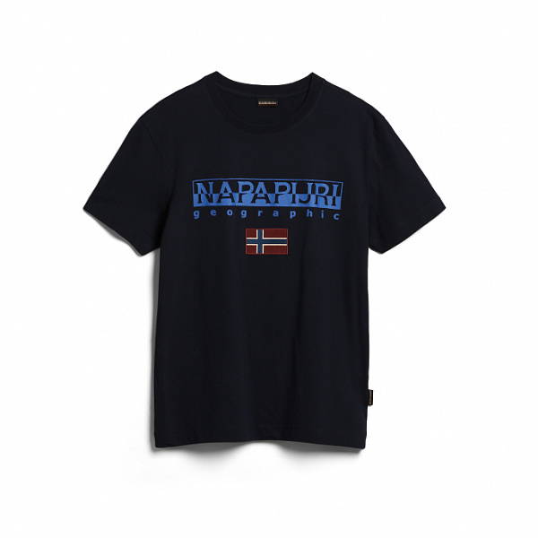 Футболка NAPAPIJRI S-AYAS 176 BLU MARINE синий