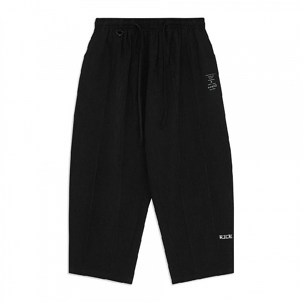 Брюки RICE PANASIAN RAMI PANTS BLACK tall