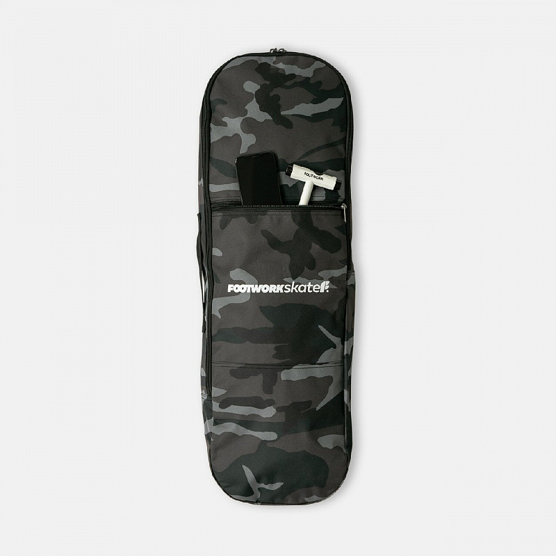 Чехол для скейтборда FOOTWORK Deckbag (BLACK CAMO)