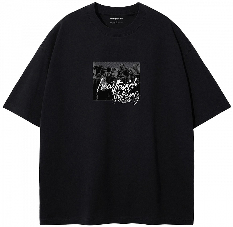 Футболка HEARTLAND STREET BLACK 190G
