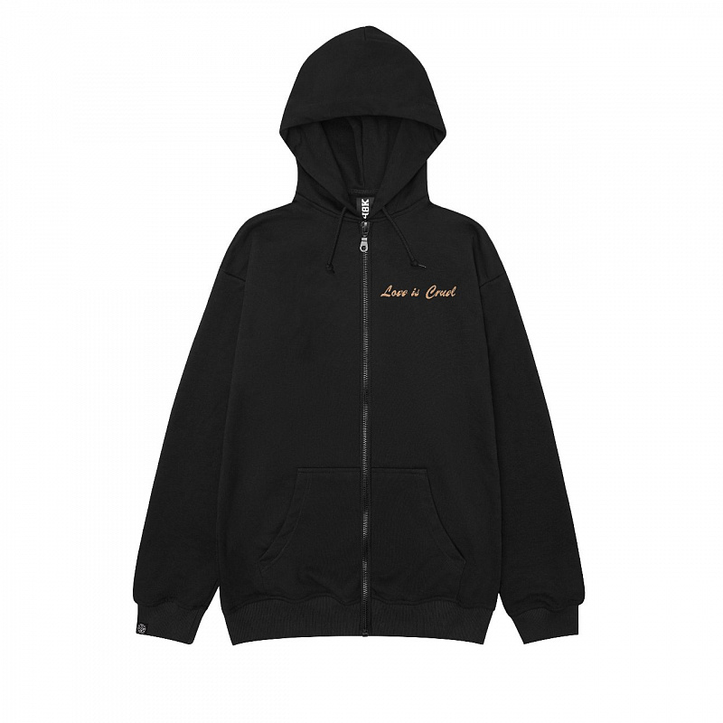 Худи HOOK зип «Любовь» черный