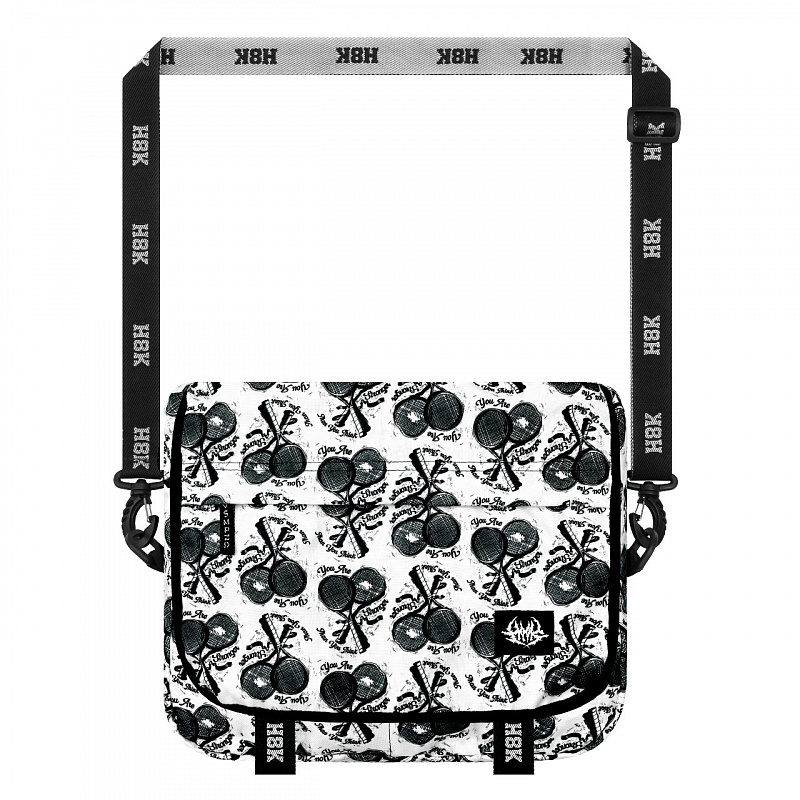 Сумка Шолдербег Грандфа HOOK «Матчпоинт» белый