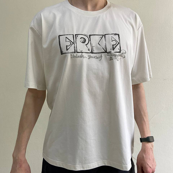 Футболка ERKE Unisex.Crew Neck T-shirt black черный