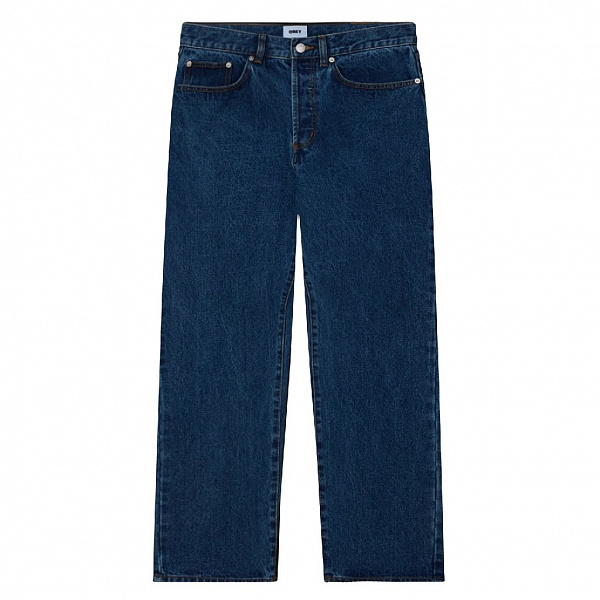 Джинсы OBEY (Baggy fit) CLASSIC BAGGY DENIM STONE WASH INDIGO