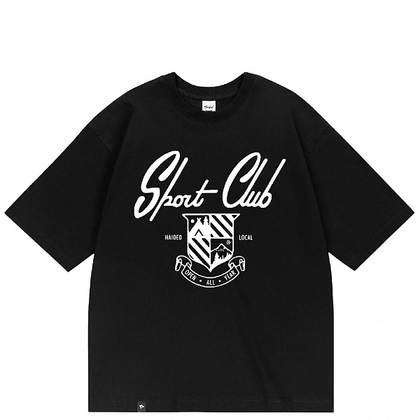 Футболка HAIDED SPORT CLUB RLXD HW TEE black