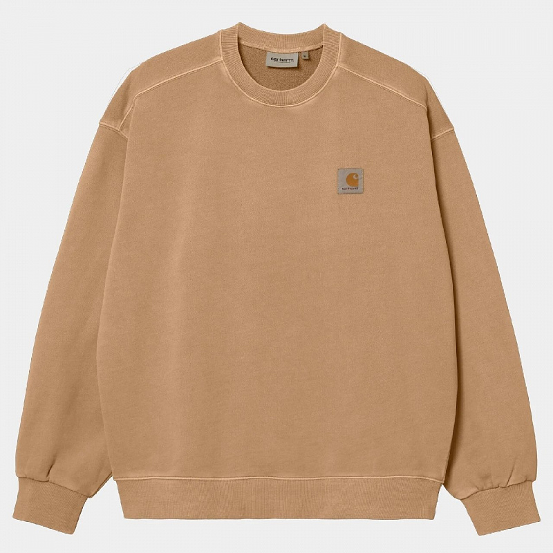 Свитшот CARHARTT WIP Nelson Sweatshirt DUSTY H BROWN