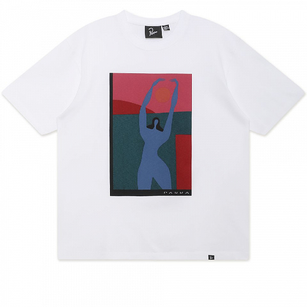 Футболка BY PARRA Protect the sun t-shirt WHITE