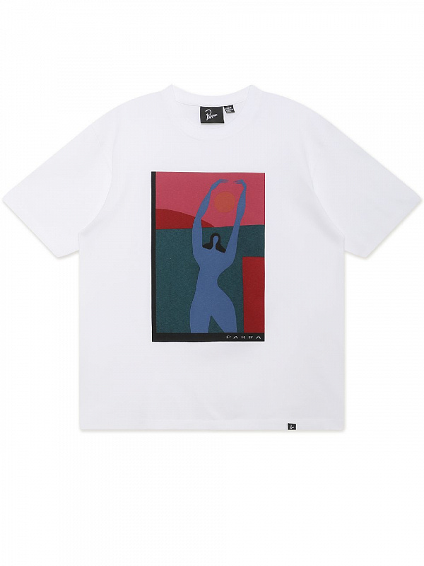 Футболка BY PARRA Protect the sun t-shirt WHITE