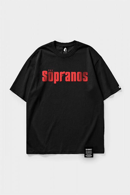Футболка SHMOT "SOPRANOS", MONO черный