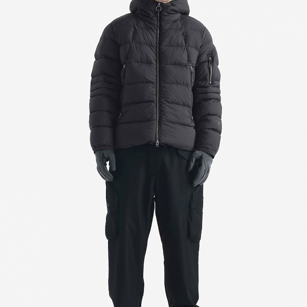 Куртка KRAKATAU Qm487-1 короткий пуховик, ROOK, чёрный