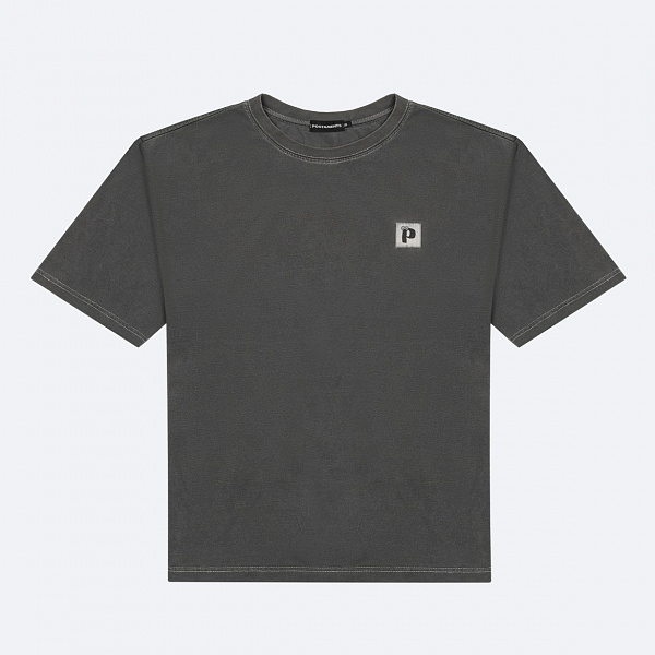 Футболка Postaments "P Logo" GD Grey