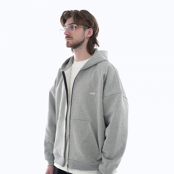 Худи UNIFORM Heavy Zip unf. серый