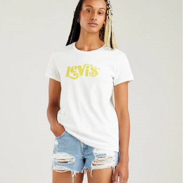 Футболка LEVIS w The Perfect Tee белый