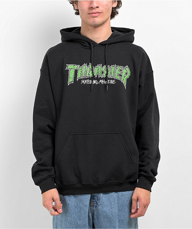 Худи THRASHER BRICK BLACK