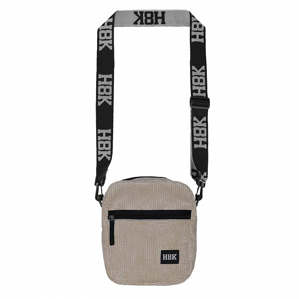 Сумка мессенджер HOOK «Вельвет» Анкл кремовый