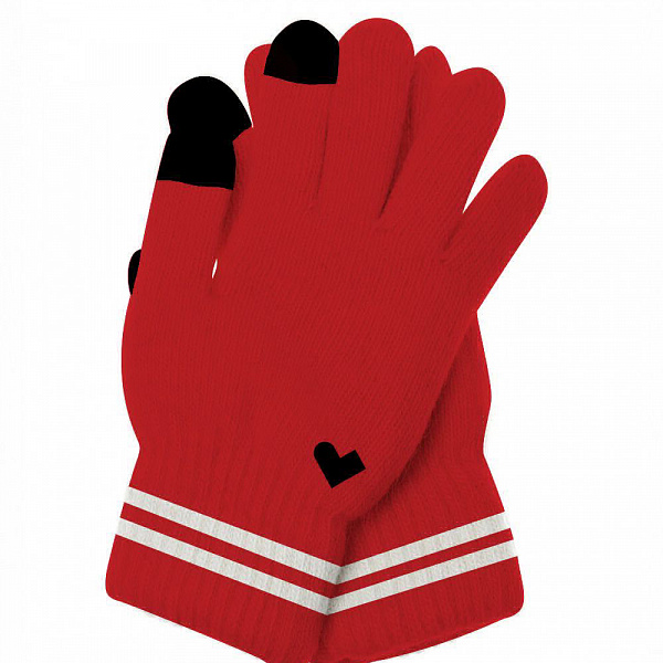 Перчатки ST.FRIDAY с вышивкой Красная пятница