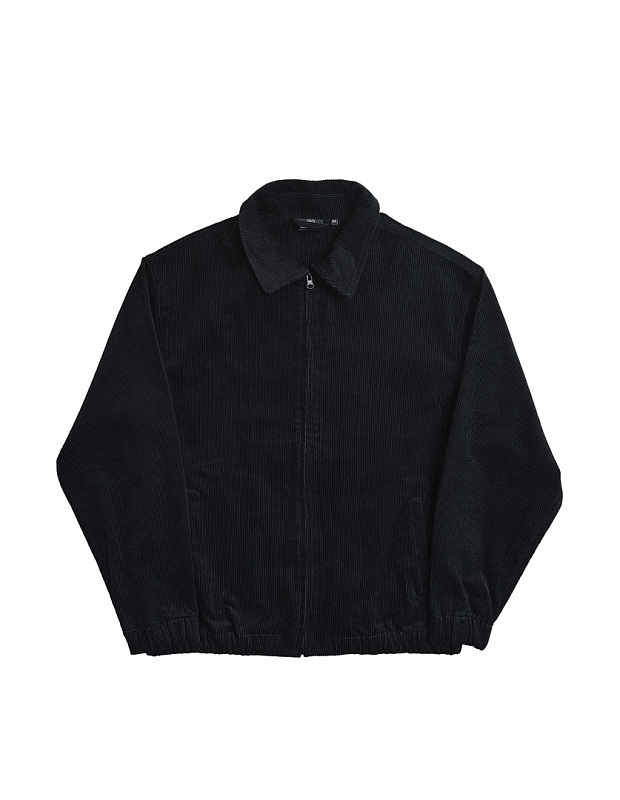 Овершот THE BAD FRIENDS на молнии Old school вельвет черный