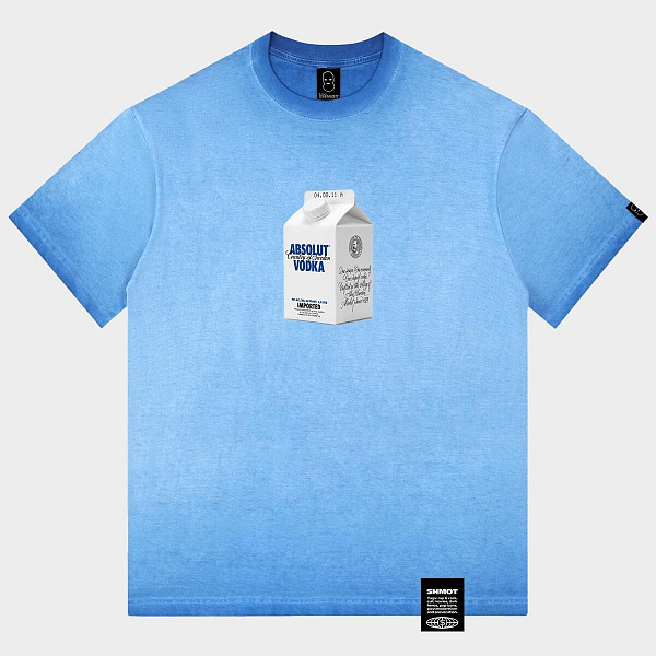 Футболка SHMOT "ABSOLUTE", GARMENT голубой