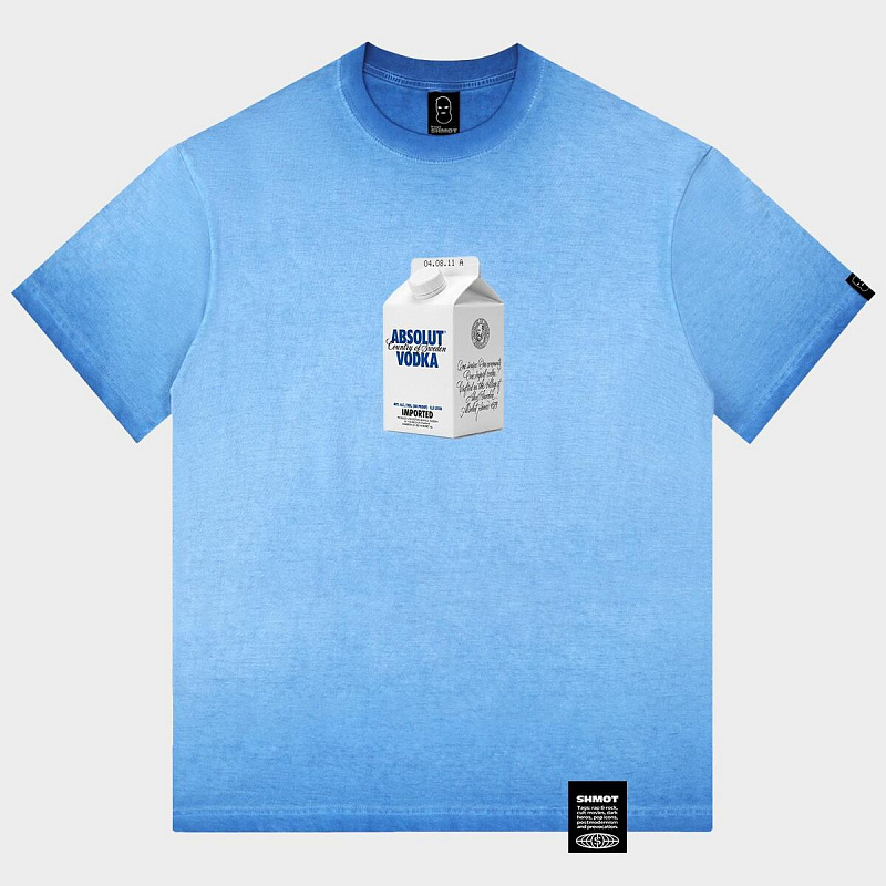 Футболка SHMOT "ABSOLUTE", GARMENT голубой