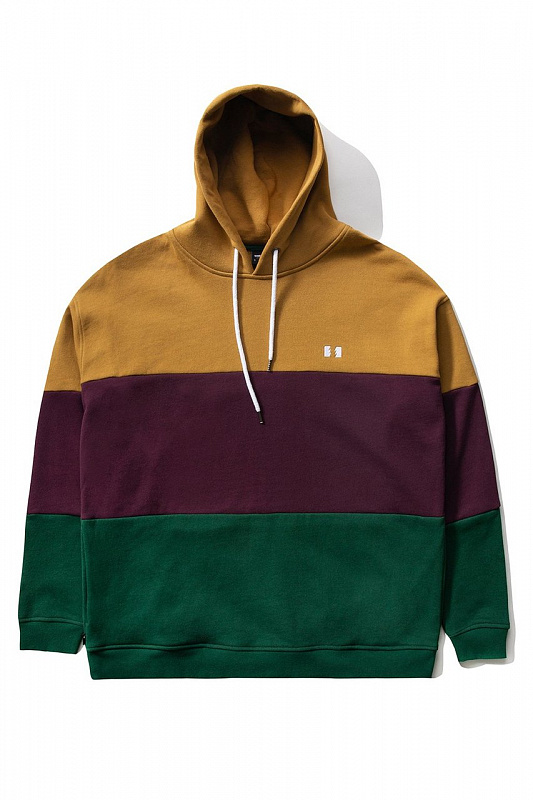 Толстовка The Hundreds с капюшоном Seaton Pullover DARK KHAKI