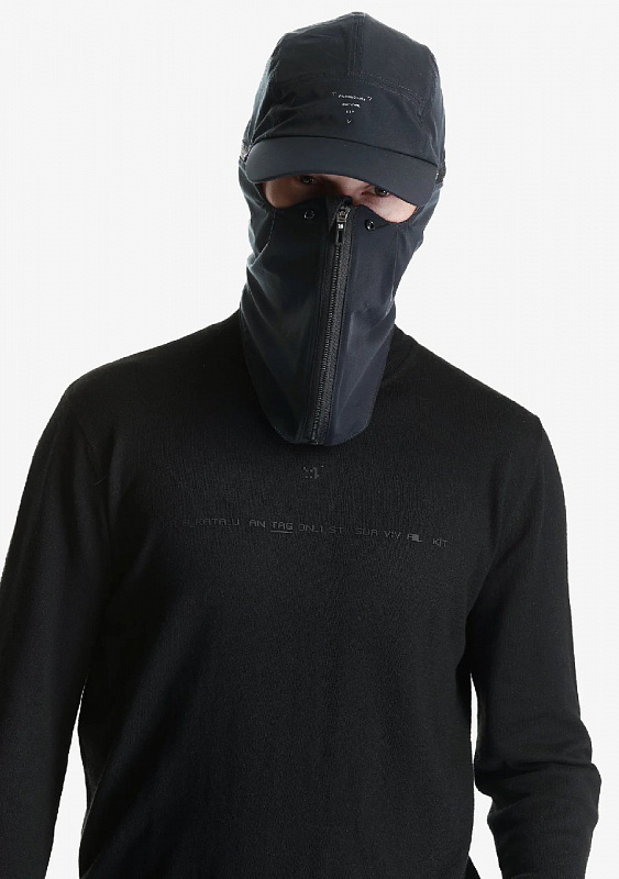 Кепка KRAKATAU утеплённая шапка-трансформер Pu45-1 чёрный