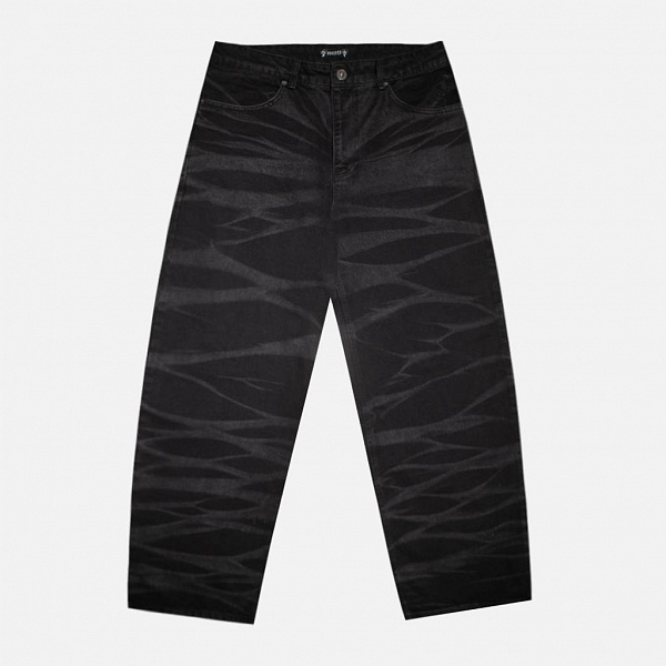 Джинсы ISSAYA Loose Fit Punk Black