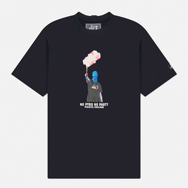 Футболка PEACEFUL HOOLIGAN Pyro No Party NAVY