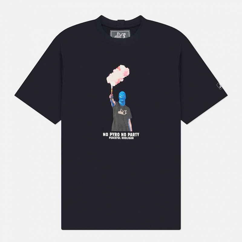 Футболка PEACEFUL HOOLIGAN Pyro No Party NAVY